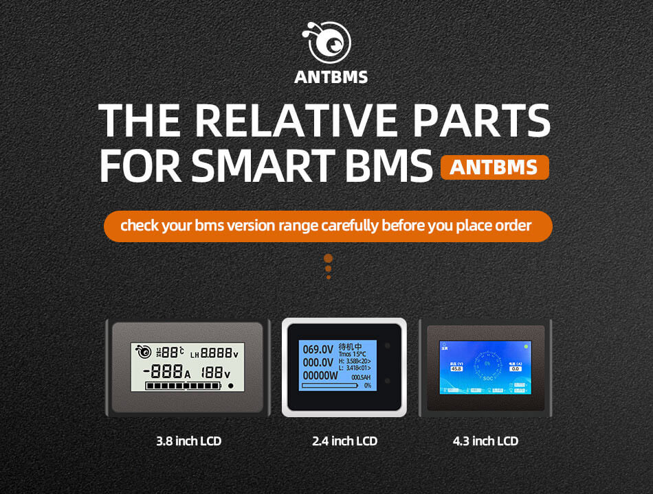 ANT BMS Special LCD Display 4.3 inch 3.8 inch 2.4 inch (2)