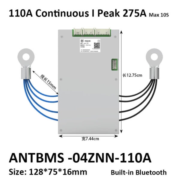 ANT BMS 4S 110A-420A Smart 12V Lifepo4 li-ion LTO Battery Protection BoardANT BMS 4S 110A-420A Smart 12V Lifepo4 li-ion LTO Battery Protection Board