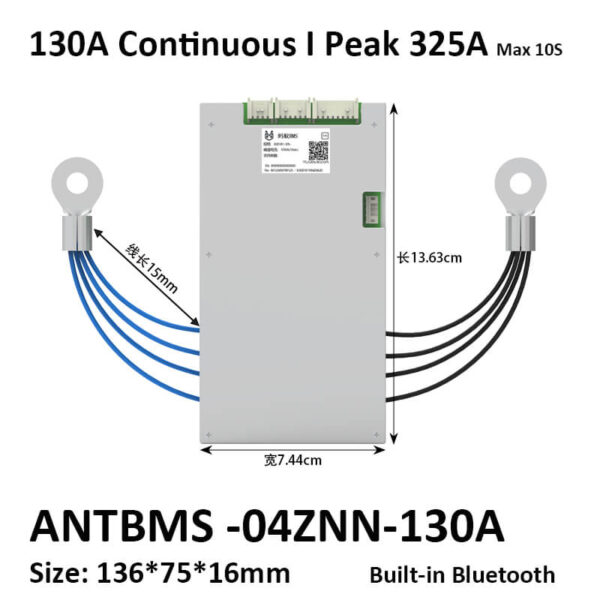 ANT BMS 4S 110A-420A Smart 12V Lifepo4 li-ion LTO Battery Protection BoardANT BMS 4S 110A-420A Smart 12V Lifepo4 li-ion LTO Battery Protection Board