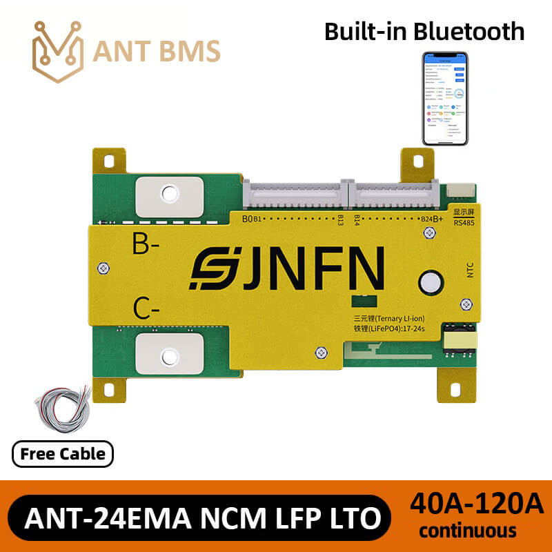 ANT-24EMA-80A: 80A Continuous Discharge Duration >1 hour, 160A Continuous Discharge Duration >1 min, ANT-24EMA-100A: 100A Continuous Discharge Duration >1 hour, 200A Continuous Discharge Duration >1 min,