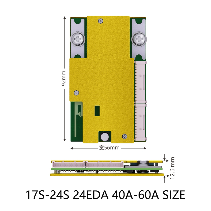 ANT BMS 17S-24S ANT-24EDA 40A-100A 24V-96V NCM LFP LTO Sodium-ion Battery Protection Board JNFN BMS